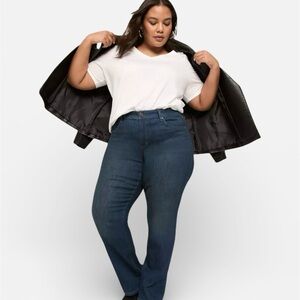 Lane Bryant Dark Wash Genius Fit Skinny Jeans Sz 18